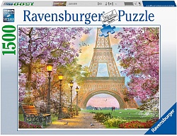 Пазл Романтика Парижа 1500 элементов (Ravensburger, 16000) - миниатюра